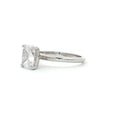 Elongated Cushion Cut Solitaire Ring
