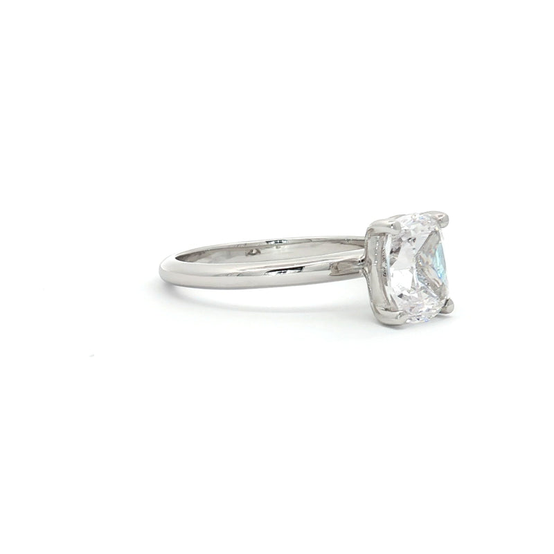 Elongated Cushion Cut Solitaire Ring