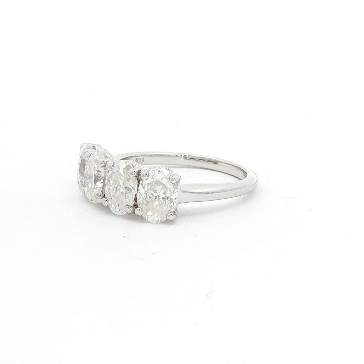 New Oval Four Stone Ring