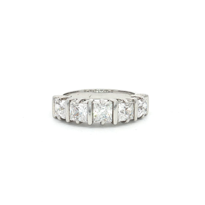 Princess Cut Five Stone Ring