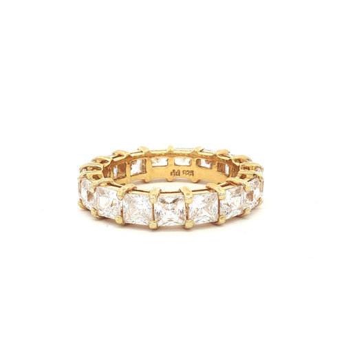 Princess Cut Full Eternity Band