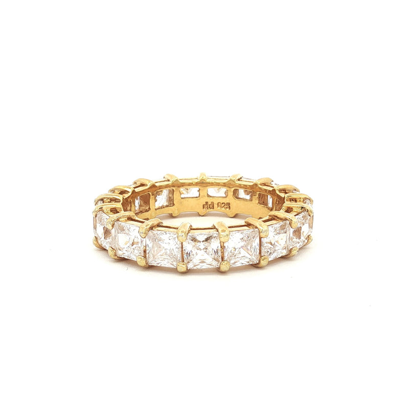 Princess Cut Full Eternity Band