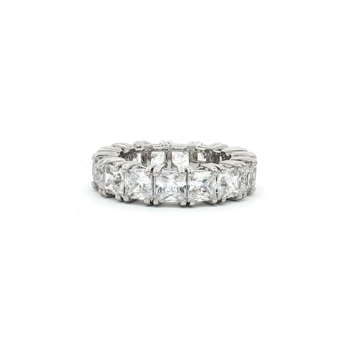 Princess Cut Full Eternity Band