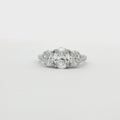 Oval Cut Three Stone Ring