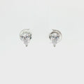Petite Teardrop Stud Earrings