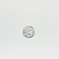 Lisa's Choice - Large Floating Diamond on illusion Wire