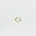 Small Round Yellow Floating Diamond