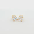 Oval Cut Stud Earrings