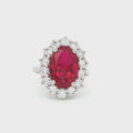 Large Duchess Ruby Oval Ring