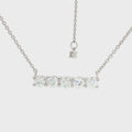 Five Stone Bar Necklace