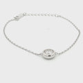 Single Stone  Diamond Bezel Bracelet