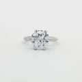 Large Classic Brilliant Cut Six Prong Solitaire Ring