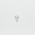 Teardrop Floating Diamond