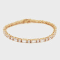 Baguette and Brilliant Cut Tennis Bracelet
