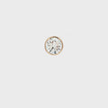 Lisa's Choice - Large Floating Diamond Lab Grown CERTIFIED DIAMOND on illusion wire on 9ct yellow gold