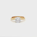 Petite Brilliant Cut Solitaire Ring