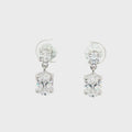 Classic Oval Drop Earrings