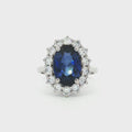 Large Duchess Sapphire Oval Ring