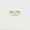 Petite Oval Cut Solitaire Ring