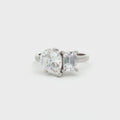 Toi Et Moi Teardrop and Emerald Cut  Ring