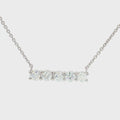 Five Stone Bar Necklace