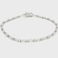Marquise and Brilliant Cut Tennis Bracelet