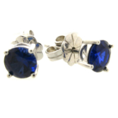 Beautiful blue sapphire 1.5 carat earrings by Desert Diamonds