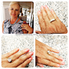 monica bartz featured with 3 other images of hands proudly showing off her desert diamonds rings